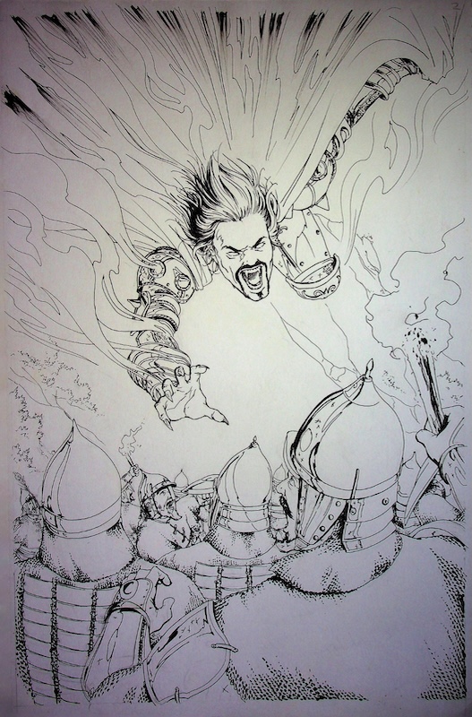 Blood Queen vs. Dracula 1 pg. 2 by Keweber Baal